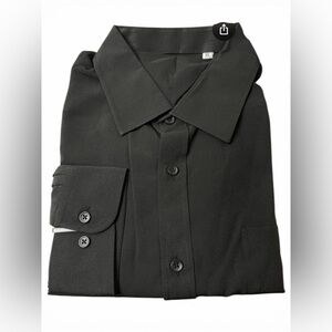 Luxury design in Italy Men’s Black Dress Shirt